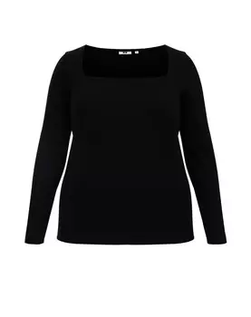 Рубашка WE Fashion, черный