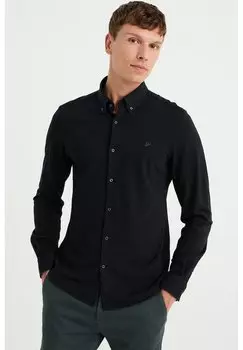 Рубашка WE Fashion, цвет black