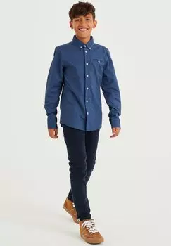 Рубашка WE Fashion, цвет blue