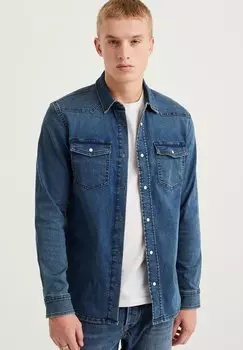 Рубашка WE Fashion, цвет blue