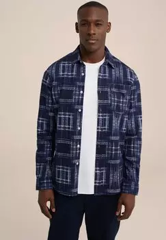 Рубашка WE Fashion, цвет blue