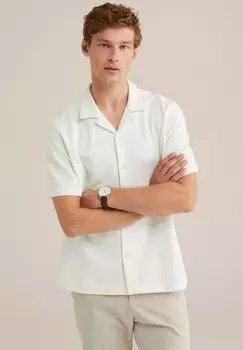 Рубашка WE Fashion, кремовый