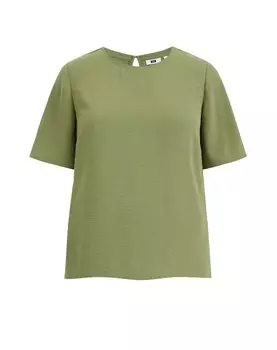 Рубашка WE Fashion, оливковый
