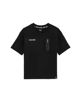 Рубашка WE Fashion Salty Dog, черный