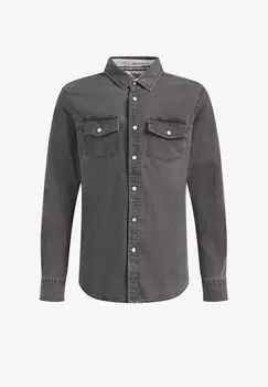 Рубашка WE Fashion, серый