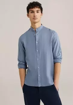 Рубашка WE Fashion, сине-серый