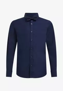 Рубашка WE Fashion, синий