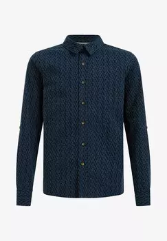 Рубашка WE Fashion, синий