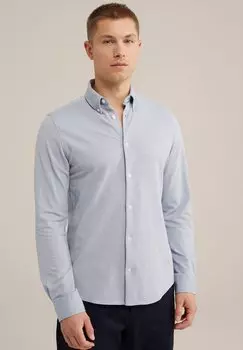 Рубашка WE Fashion, синий деним