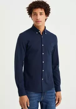 Рубашка WE Fashion, синяя