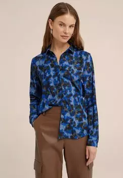 Рубашка WE Fashion, синяя
