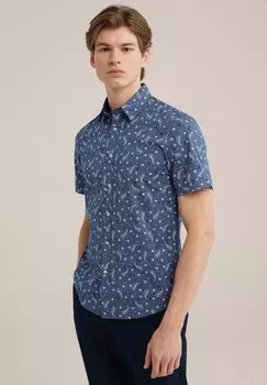 Рубашка WE Fashion, синяя