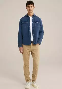 Рубашка WE Fashion, синяя