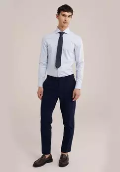 Рубашка WE Fashion, синяя