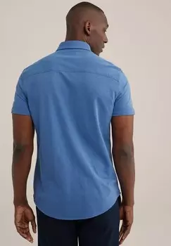 Рубашка WE Fashion, синяя