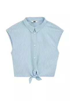 Рубашка WE Fashion, светло-голубой