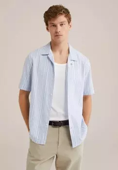 Рубашка WE Fashion, светло-голубой