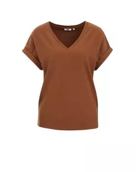 Рубашка WE Fashion, светло-коричневый