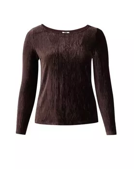 Рубашка WE Fashion, темно-коричневый