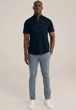 Рубашка WE Fashion, темно-синий