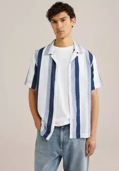 Рубашка WE Fashion, темно-синий