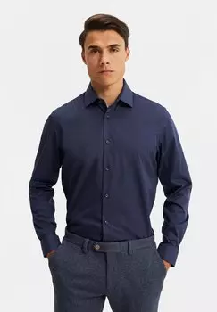 Рубашка WE Fashion, темно-синяя