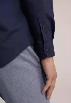 Рубашка WE Fashion, темно-синяя