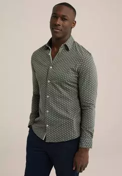 Рубашка WE Fashion, темно-зеленый