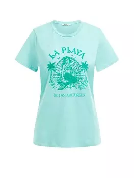 Рубашка WE Fashion, вода