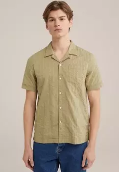 Рубашка WE Fashion, зеленая
