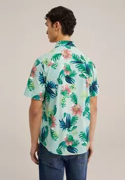 Рубашка WE Fashion, зеленая