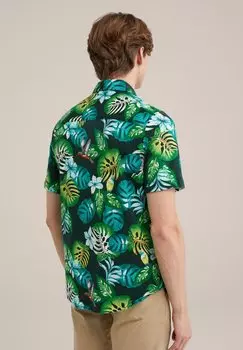 Рубашка WE Fashion, зеленая