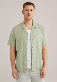 Рубашка WE Fashion, зеленый