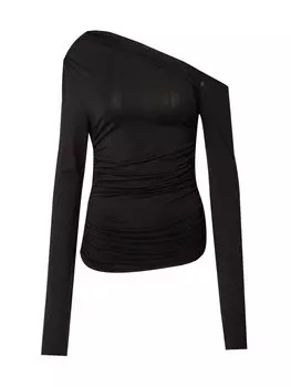 Рубашка WEEKDAY Erin, черный