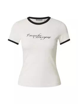 Рубашка WEEKDAY Flora, белый