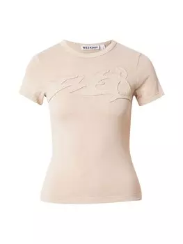 Рубашка WEEKDAY Freja, цвет Kitt