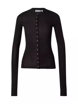 Рубашка WEEKDAY Mia, черный