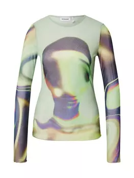 Рубашка WEEKDAY, пастельно-зеленый