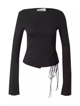 Рубашка WEEKDAY Tayla, черный