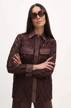 Рубашка Weekend Max Mara, коричневый