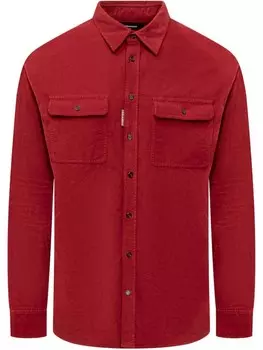 Рубашка вельветовая DSQUARED2, красный