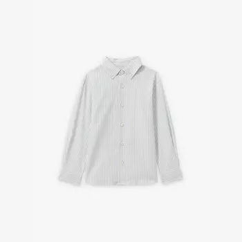 Рубашка Welby из хлопка Оксфорд в полоску 3-8 лет Reiss, зеленый