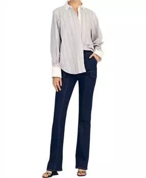 Рубашка Wesley в цвете Seine Blue Multi Derek Lam 10 Crosby