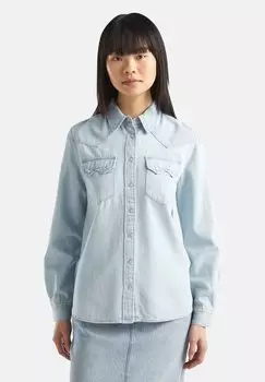 Рубашка WESTERN United Colors of Benetton, синий