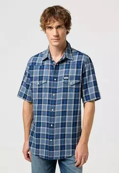 Рубашка WESTERN Wrangler, синий деним