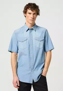 Рубашка WESTERN Wrangler, синий деним