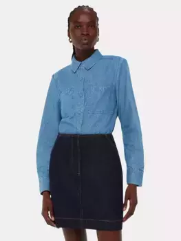 Рубашка Whistles Hailey Denim, синий