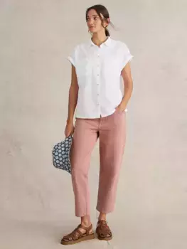 Рубашка White Stuff Ellie Organic Cotton, цвет pale/ivory