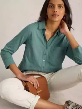 Рубашка White Stuff Missy, цвет dus green