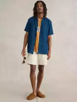Рубашка White Stuff Pembroke Short, цвет dark navy